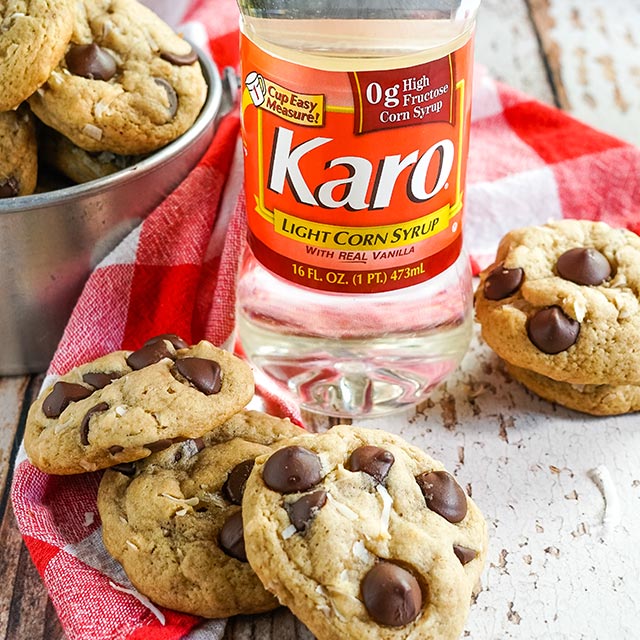 Chewy Coconut Chocolate Chip Cookies Karo